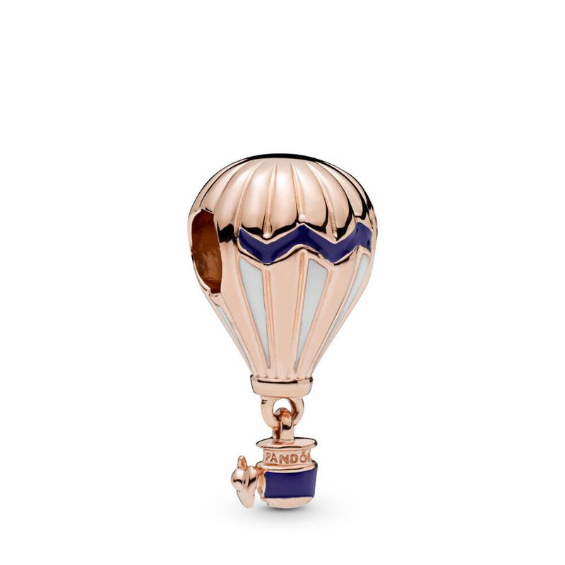 Pandora Rose™ Blue Hot Air Balloon Charm - Pandora Rose/Enamel/Blue - Canada | WY7715VW